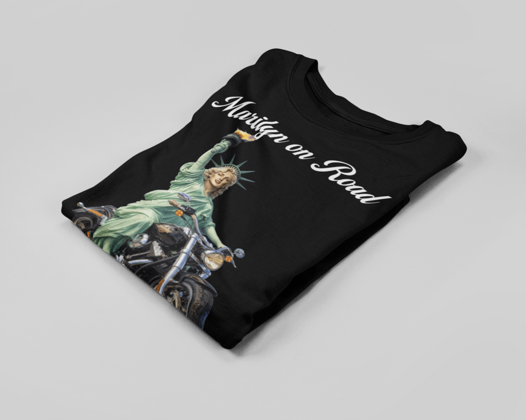 Iconic Hollywood Star on Road - Unisex Shirt